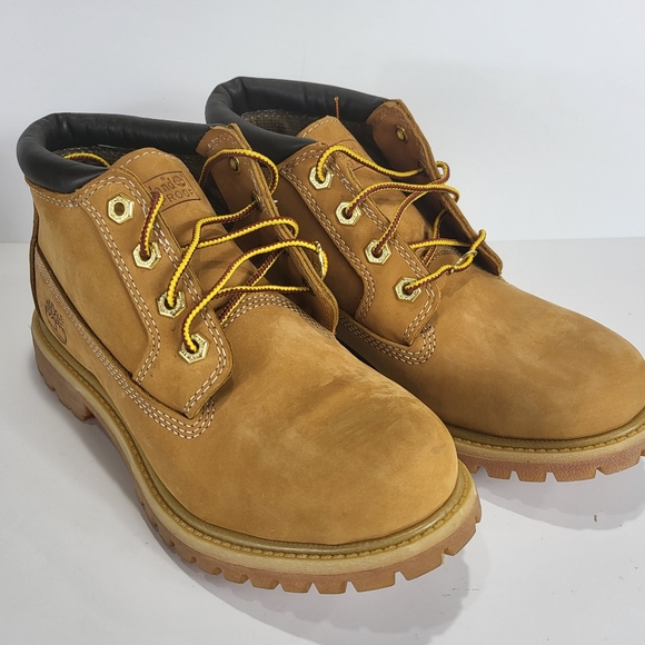 Timberland Nellie Lace Up Utility Waterproof Lug Sole Boots Wheat- 6.5 - Picture 7 of 8